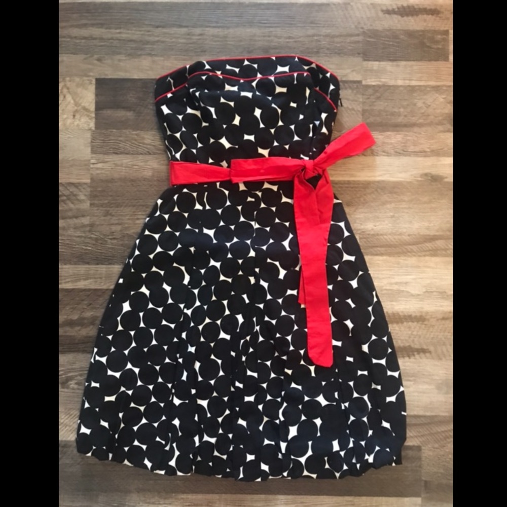 B.Darlin Polka Dot Cocktail Dress